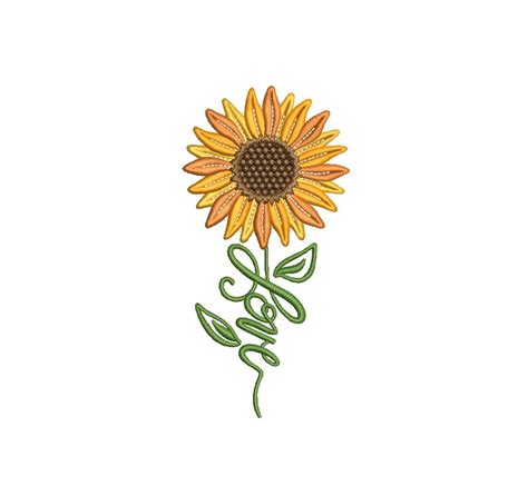 Lista 100 Foto Plantillas Dibujos De Girasoles Para Bordar Lleno