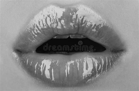girl open mouths natural beauty lips woman lips with pink lipstick sensual womens lip balm