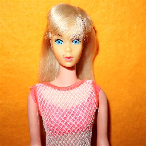 vintage 1967 60s mattel barbie standard straight leg doll etsy