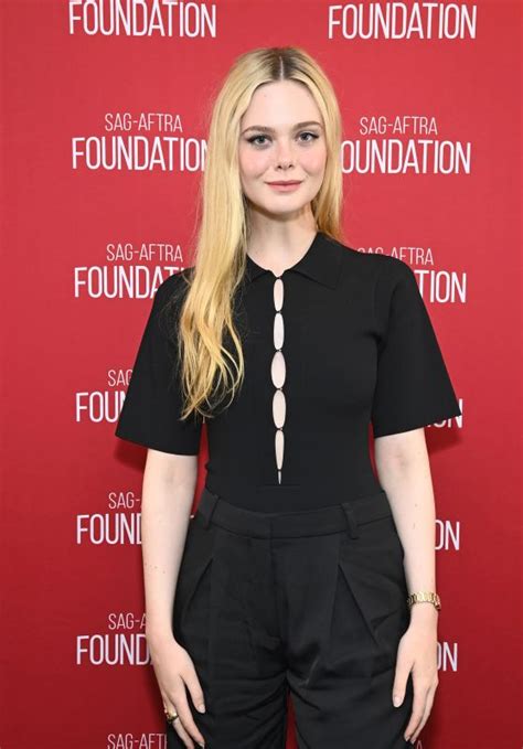 Elle Fanning Sag Aftra Foundation Conversations For The Great In Los Angeles 06132023