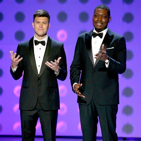 Emmys 2018 Michael Che Colin Josts Best Moments As Hosts