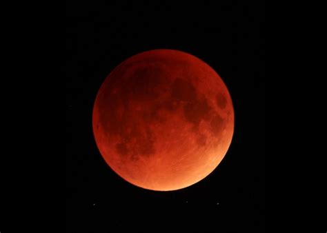Lunar eclipses occur at full moons. Blood Moon - Total Lunar Eclipse