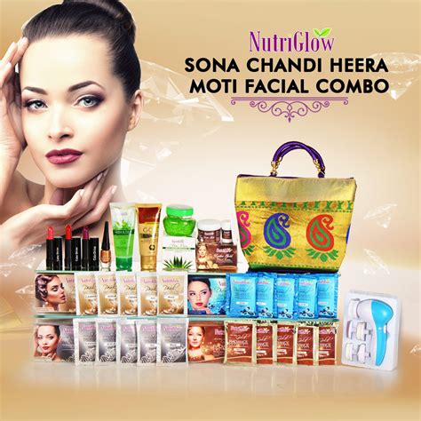 Buy Nutriglow Sona Chandi Heera Moti Facial Combo Online At Best Price