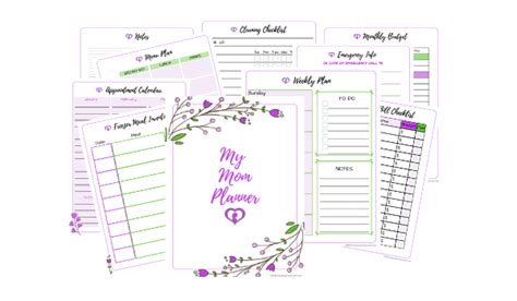 Motherhood Can Be Chaotic Get Organized Free Printable Planner