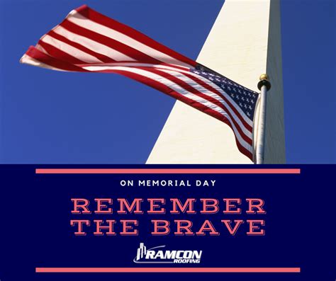 Memorial Day 2021 Ramcon Roofing