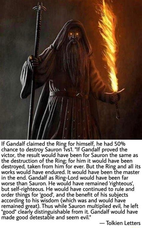 What If Gandalf Had Took The Ring If Gandalf Claimed The Ring For