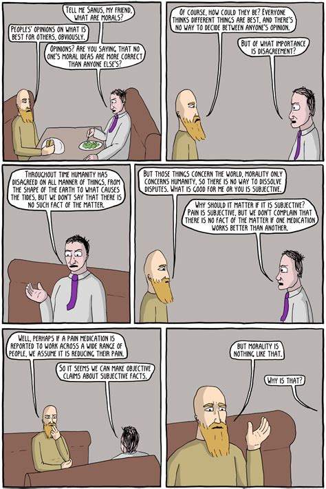 A Dialogue On Morality Existential Comics