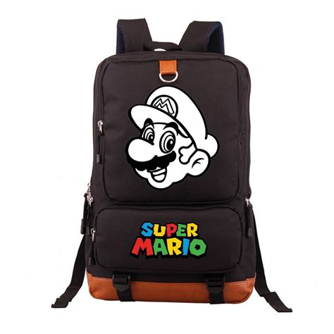 2018 Animated Super Mario Schoolbags Children Bags Animeely