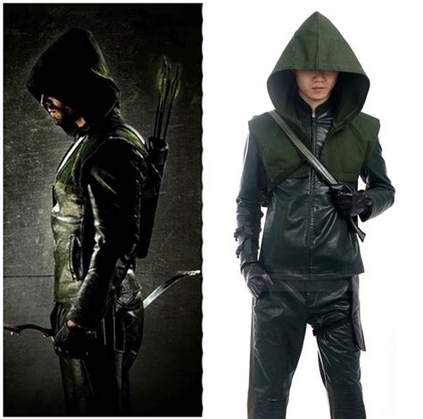 Buy Green Arrow Oliver Queen Cosplay Costume For Men