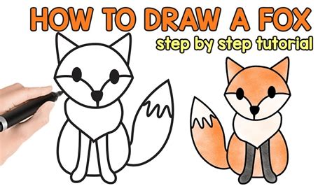 How To Draw A Fox Youtube