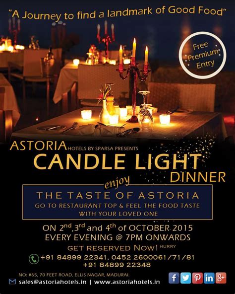 Most recipes include a vegetable (or three!) to partner with the chicken and maybe even a sauce, which is a fun and helpful way to find your favorite combinations. Candle Light Dinner on Astoria Hotels by Sparsa Madurai ...