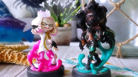 Nintendo Splatoon Off The Hook Amiibo Pearl Marina Figure Combo Japan
