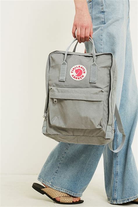 Fjallraven Kanken Classic Fog Grey Backpack Urban Outfitters Uk