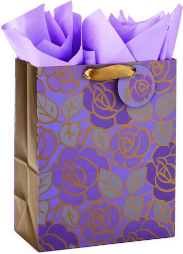 Large T Bag 50 Hallmark Large T Bag With Tissue Paper Purple