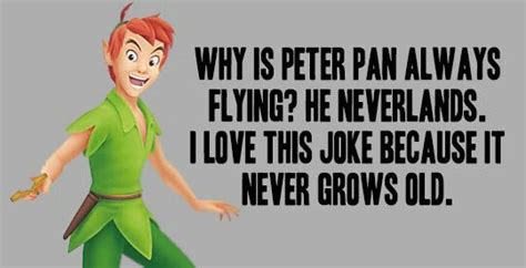 Peter Pan Joke Funny Puns Word Play Clean Joke Funny