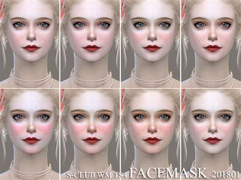 The Sims Resource S Club Ts4 Wm Facemask 201801