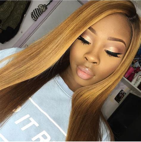 Blonde Weave With Highlights Front Lace Wigs Human Hair Hair Styles