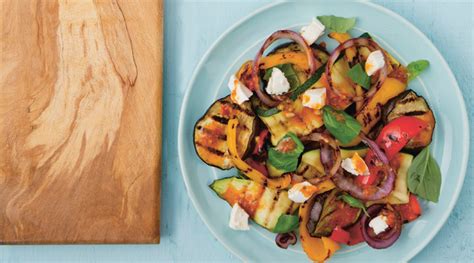 Grilled Mediterranean Vegetable Salad With Goats Cheese Supervalu