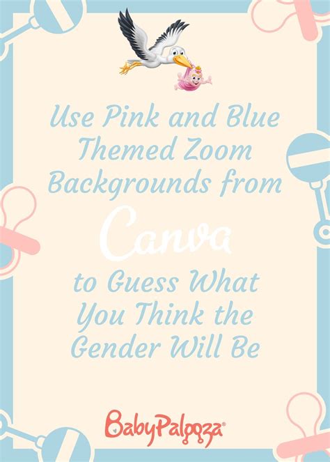 Pink and Blue Backgrounds for Virtual Gender Reveal | Gender reveal, Gender reveal party, Gender