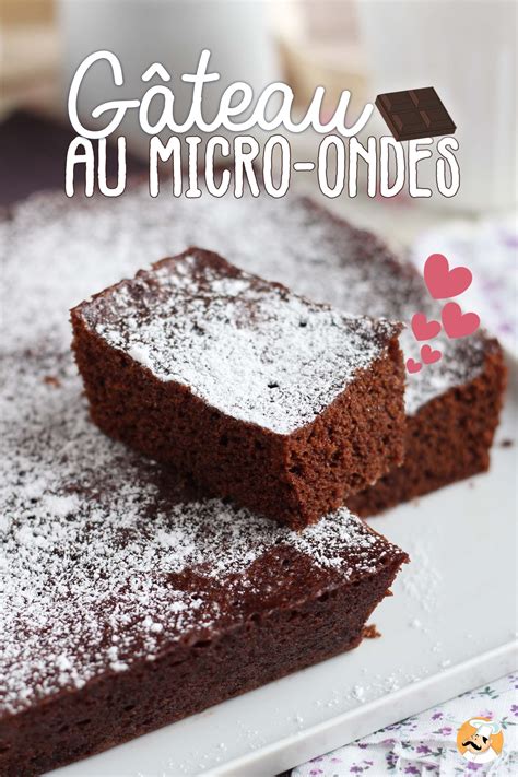 Gâteau au chocolat cuisson express au micro ondes seulement minutes
