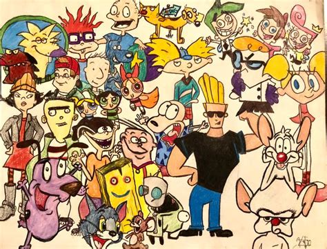90s Babies Kati Shorty Drawings And Illustration People And Figures