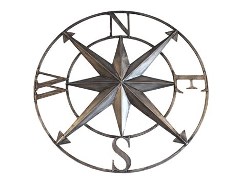 Windrose ┼ Wandrelief - Kompass 72cm Durchmesser - 1