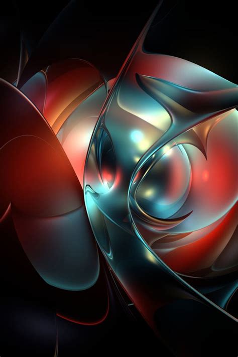 Abstract Curves Iphone 4s Wallpapers Free Download