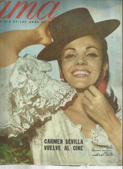 A Woman Wearing A Cowboy Hat On The Cover Of An Old Spanish Magazine Emo