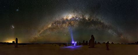 Milky Way Over The Pinnacles Desert Western Australia Pinnacles