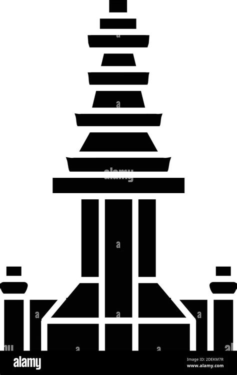 Temple Of Besakih Bali Indonesia Temple Fully Editable Vector Icons