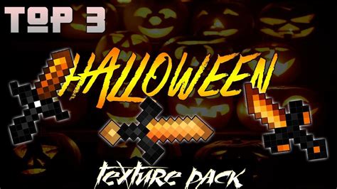 Minecraft Top 3 Halloween Ultra Fps Pvp Texture Pack Youtube