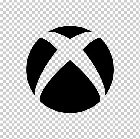 Black Xbox 360 Xbox One Logo Png Clipart Black Black