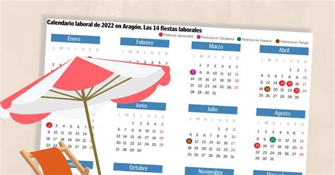 El Calendario Laboral Del Verano 2022 En Aragón Festivos De Zaragoza