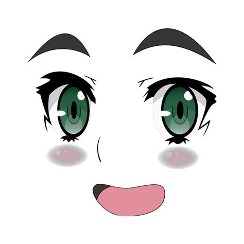 Happy Anime Girl Blushing