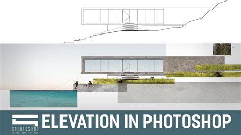 Make Elevation Rendering Photoshop Architecture Youtube