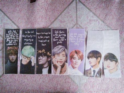 diy bts bookmarks armys amino