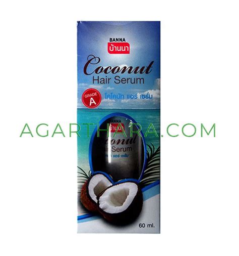 This natural hair product comes in a bottle of 50ml/1.69oz filled with our amazing hair. Banna Coconut hair serum, 60 ml - Agarthara Health Shop