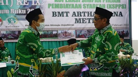 Rapat Anggota Tahunan Rat Ke Ix Tahun Buku Kspps Bmt Artha