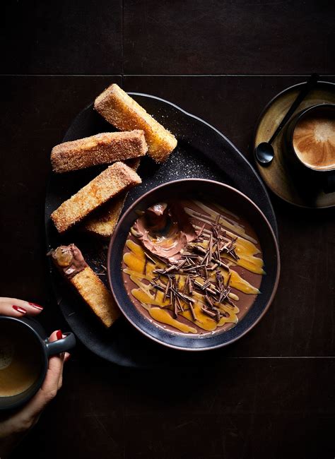 Chocolate Salted Caramel Dessert With French Toast Dippers Recipe