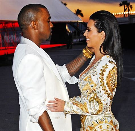 The Look Of Love Kim Kardashian And Kanye Wests Sweetest Pda Moments