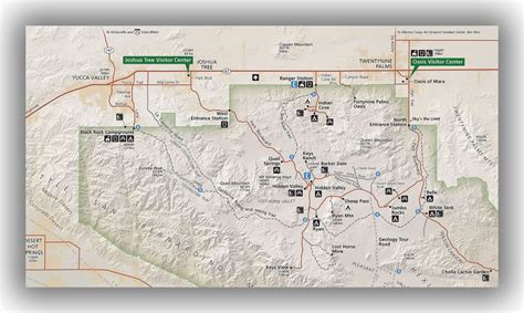 Map Of Joshua Tree National Park Maping Resources