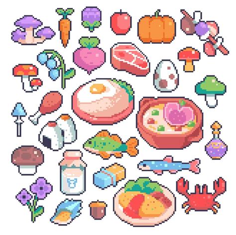 Karina Dehtyar On Twitter Pixel Art Food Pixel Art Games Pixel Art