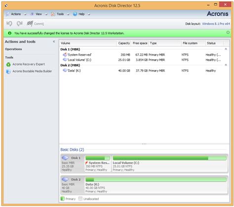 Acronis Disk Director 125 How To Switch From Demo To Full Version