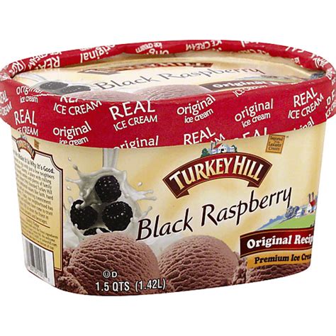 Turkey Hill Original Recipe Premium Ice Cream Black Raspberry Ice