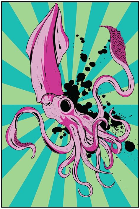 Pin By Garfield Logan On Aallpapers Squid Drawing Kraken Art Squid