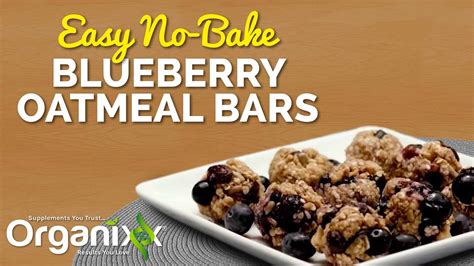 Overhangs the edges of the foil to lift the bars easier from the baking dish. Easy, No-Bake Blueberry Oatmeal Bars | Recipe | Blueberry ...