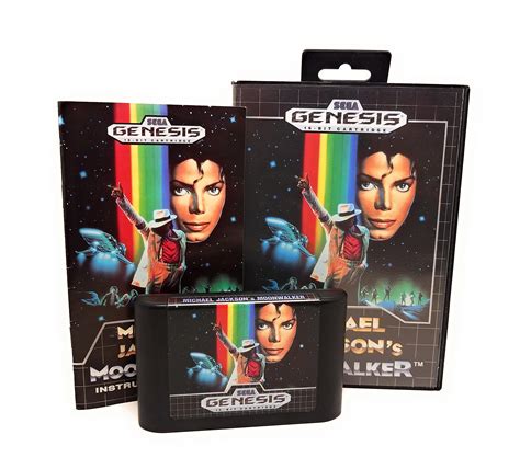 Michael Jacksons Moonwalker Sega Genesis 1990 Complete W Box