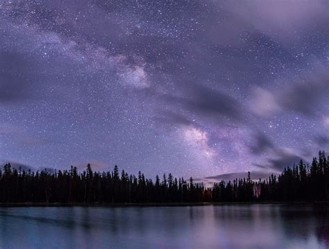 Milky Way Over Summit Lake Lassen Volcanic National Park Flickr