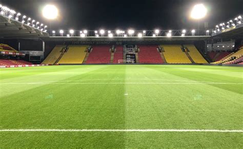 They play in the premier league, the first t. Watford Stadium - International Illuminance Services