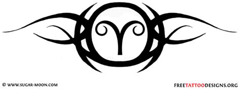 In tribal tattoos, the aries symbol of a ram with curved horns is generally the most used design. 35 Aries Tattoos | Ram Tattoo Designs | Aries tattoo ...